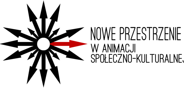 Obraz przedstawia logo Ogólnopolskiej Interdyscyplinarnej Studencko- Doktoranckiej Konferencji Naukowej  „Nowe przestrzenie w animacji społeczno-kulturalnej”
