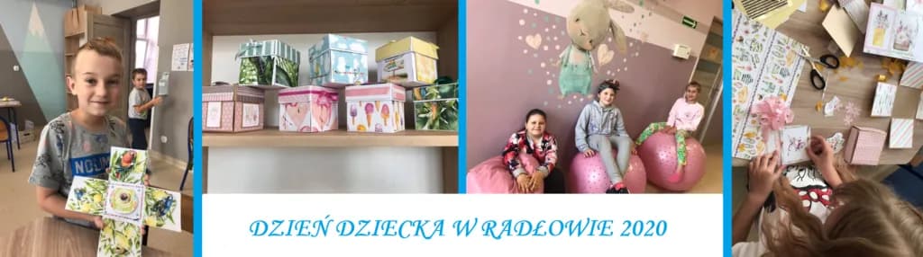 Obraz przedstawia Dzień Dziecka w Radłowie.