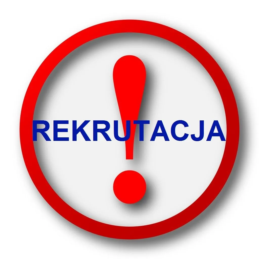 Ikona "rekrutacja" z wykrzyknikiem